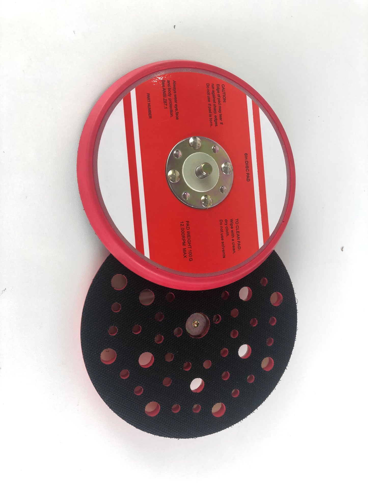 6" Plastic Backing Pad for DA Sande