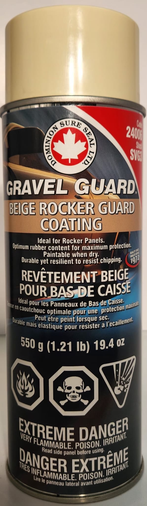Gravel Guard, aerosol, Rocker Panel Coating