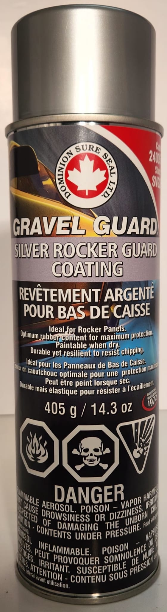 Gravel Guard, aerosol, Rocker Panel Coating