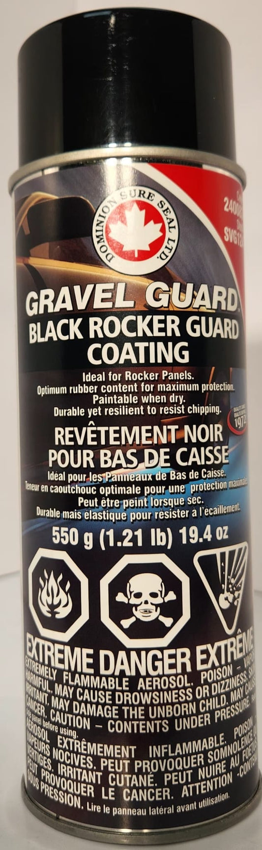 Gravel Guard, aerosol, Rocker Panel Coating