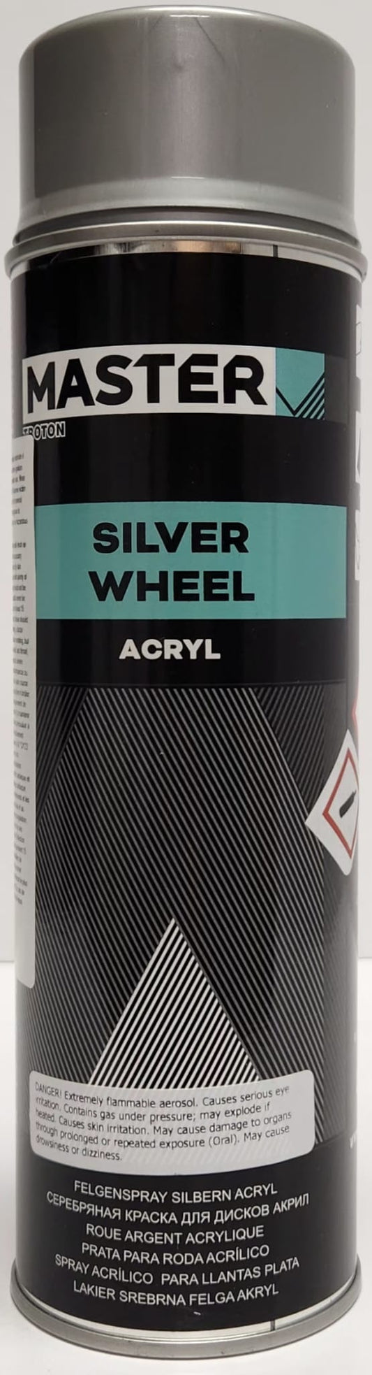 Silver wheel aerosol 500ml